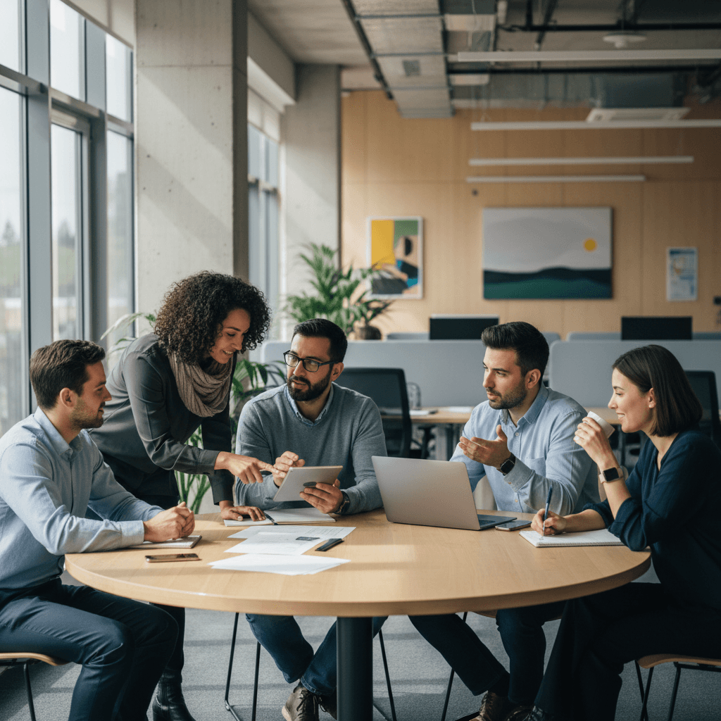 Building an AI Sales Team: Eliminating the Need for SDRs — illustration for this Swashi guide on How to Build an AI Sales…