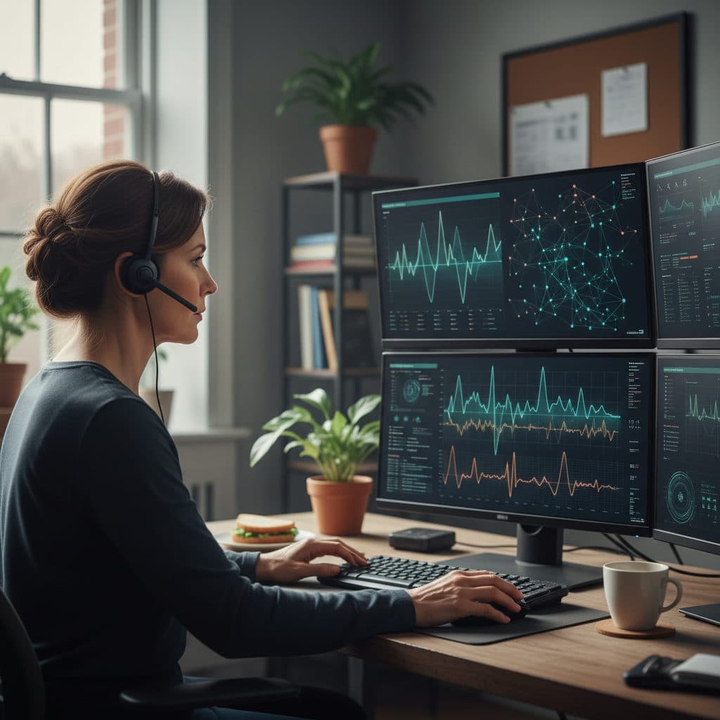 Voice AI: Replacing Traditional Call Centers for Enhanced Efficiency — illustration for this Swashi guide on How Voice AI…