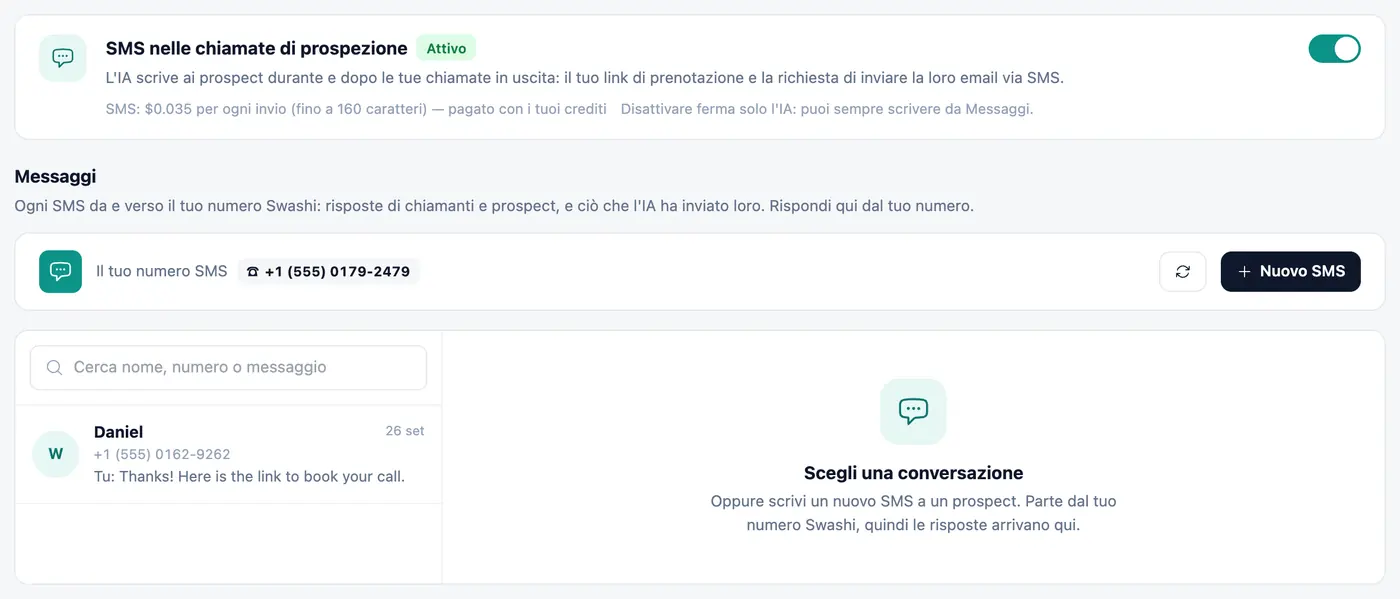 Ogni conversazione in un solo posto.