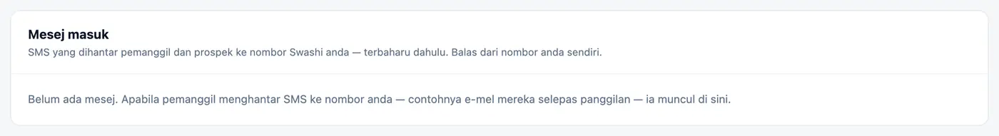 Dua suis, kawalan penuh.