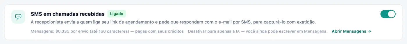 Dois botões, controle total.
