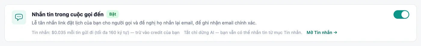 Hai công tắc, toàn quyền kiểm soát.