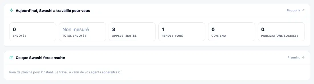 Ce que Swashi a fait, et ce qu'il fera ensuite