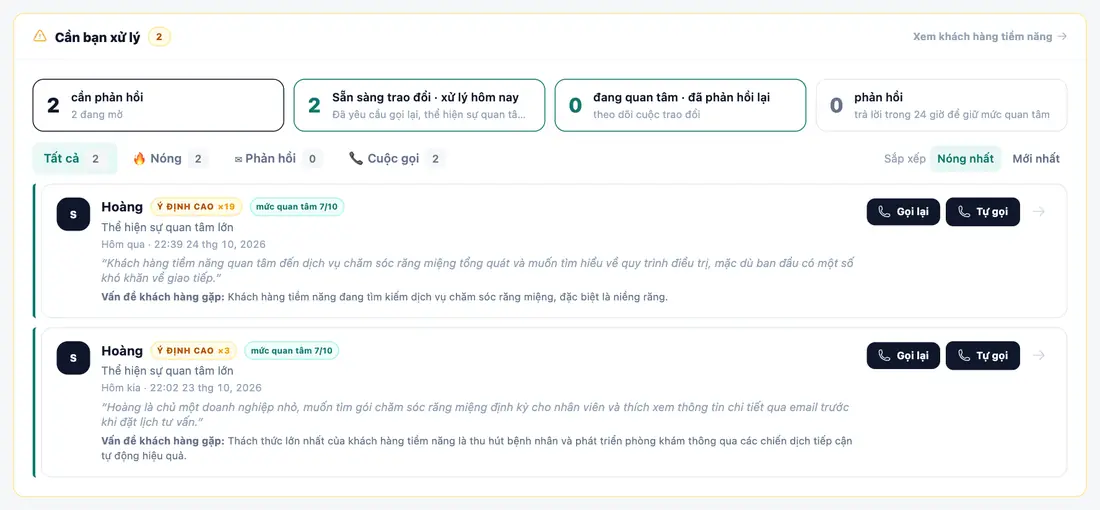 Cần bạn xử lý