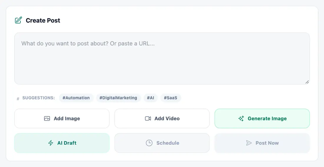 Made in Social Studio, in one click.