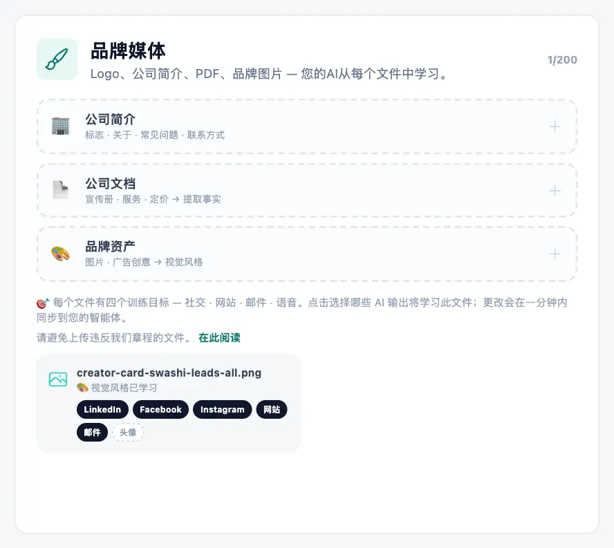 它懂得您的品牌长什么样。